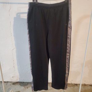 Starter Boys XL Black w/ Grey Stripe Basketball Pants